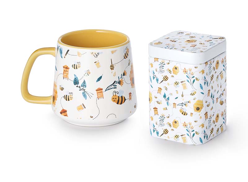 Buzzy Bee Mug & Tin