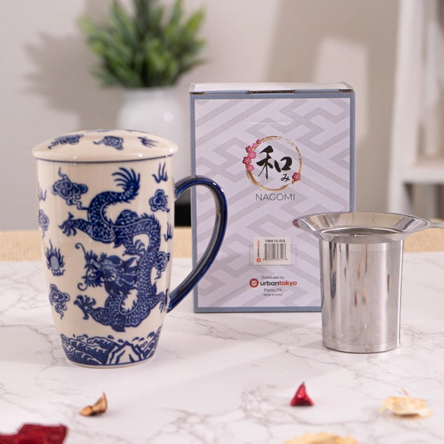 mug with stainless steel infuser