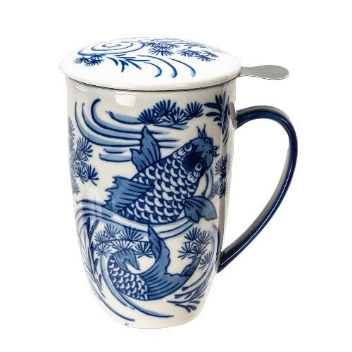 Japanese Koi Tea Infuser Mug