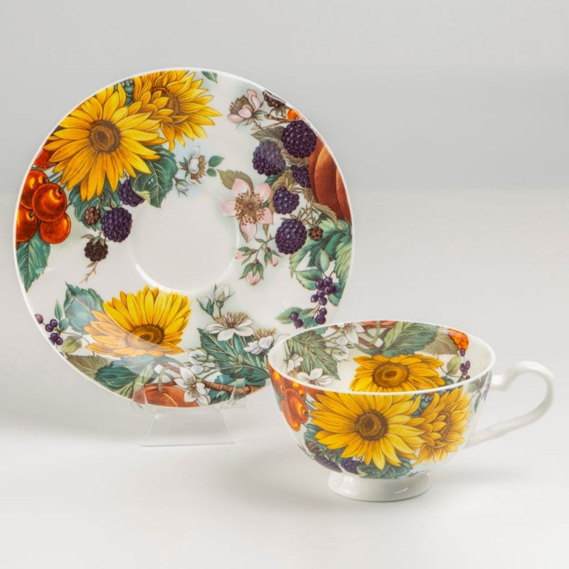 Sunflower Harvest Cup & Saucer