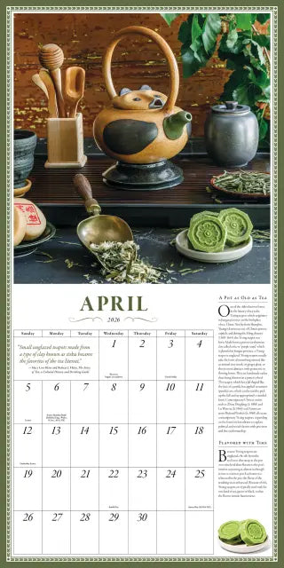 2026 Collectible Teapot Calendar