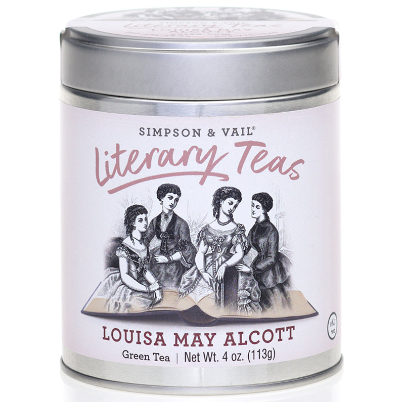 Louisa May Alcott's Green Tea Blend Tin