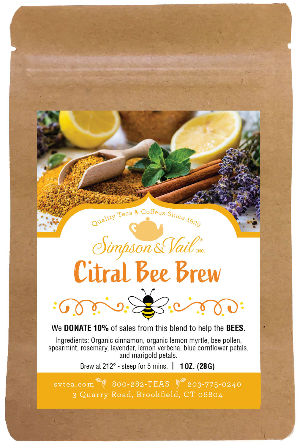 Citral Bee Brew - Herbal Tisane - WS