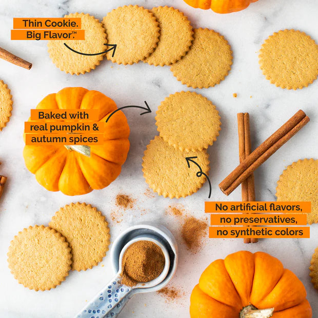 Pumpkin Spice Moravian Cookies, 9oz box