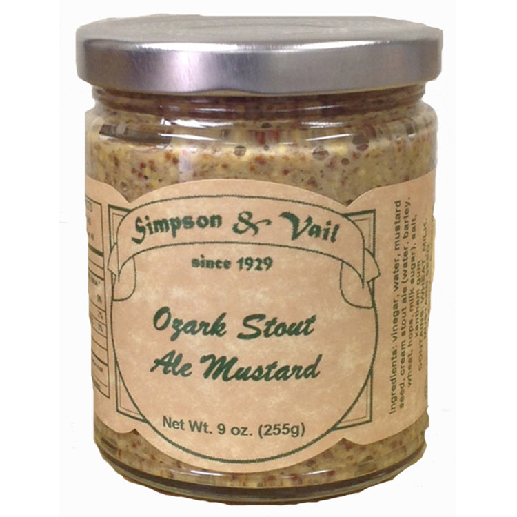 S&V Ozark Stout Ale Mustard, 9 oz