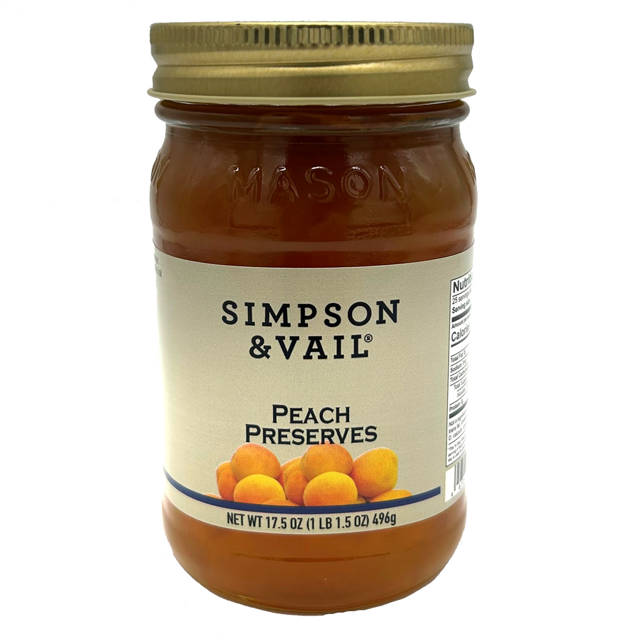 peach preserves  jar 