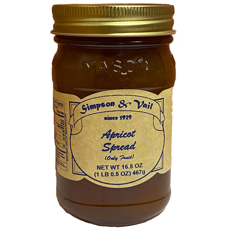 S&V Natural Apricot Spread, 16.5 oz - WS