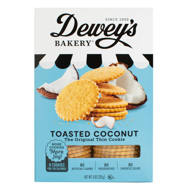 Toasted Coconut Moravian Cookies 9oz box