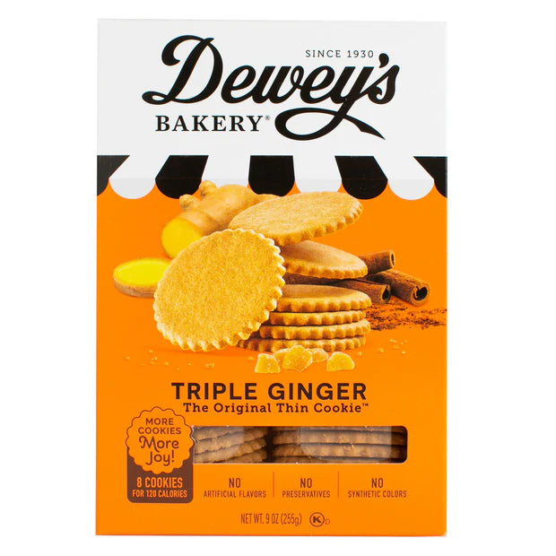 Triple Ginger Moravian Cookies, 9oz box