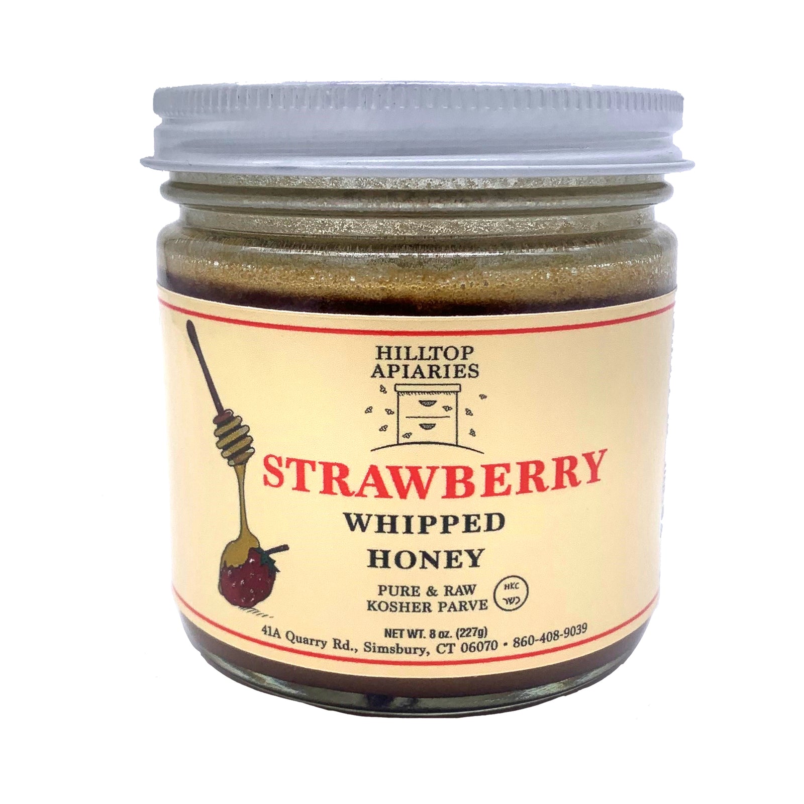 strawberry whipped honey jar 