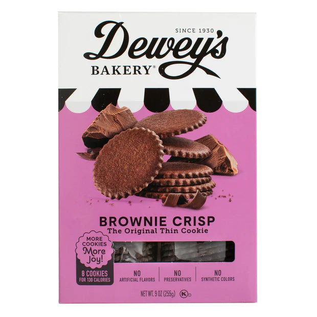 Brownie Crisp Moravian Cookies, 9oz box