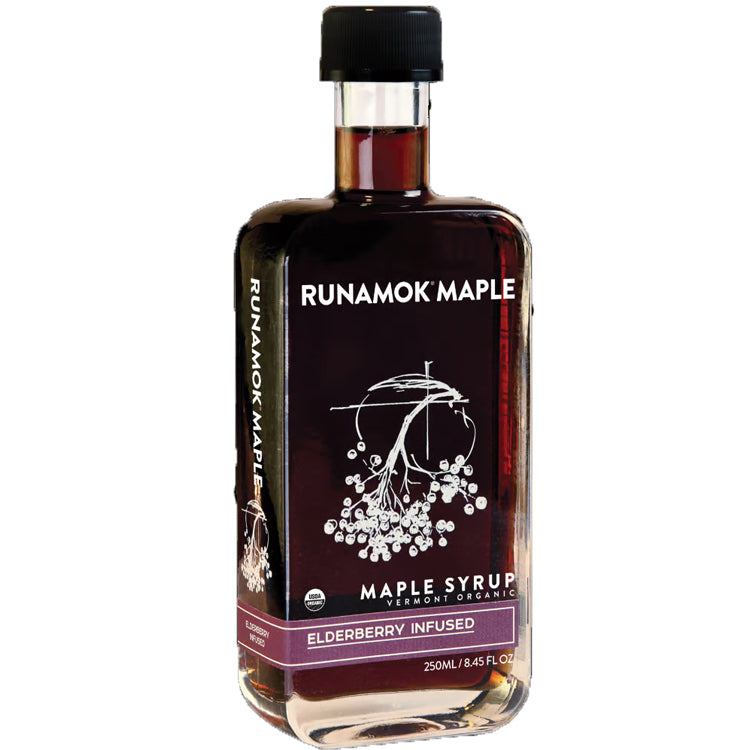 Runamok Elderberry Infused Maple Syrup, 250ml