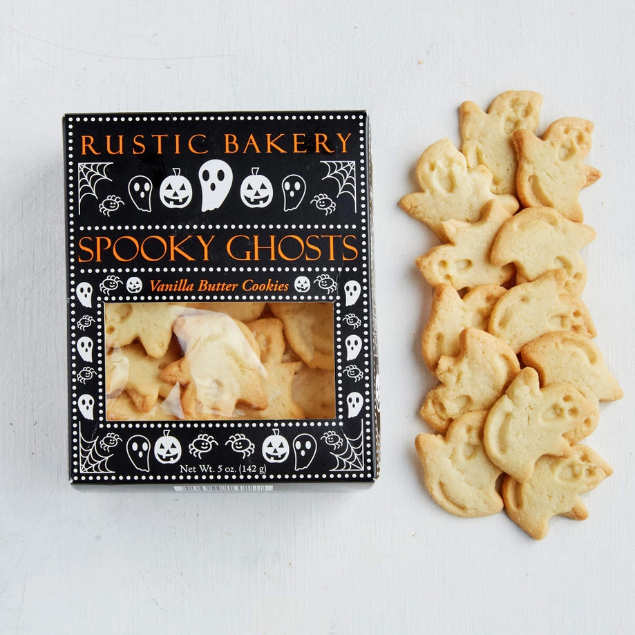 Rustic Bakery Spooky Ghosts Cookies, 5oz box