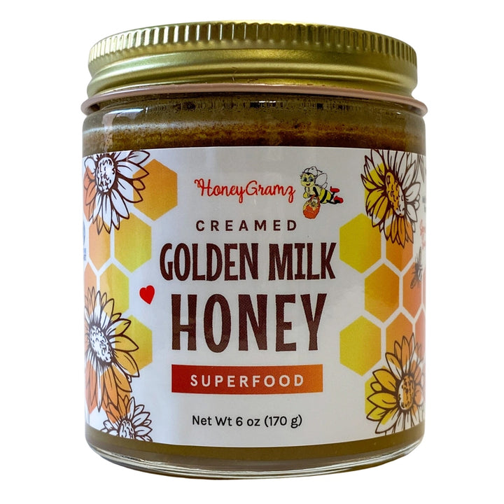 HoneyGramz Golden Milk Creamed Honey