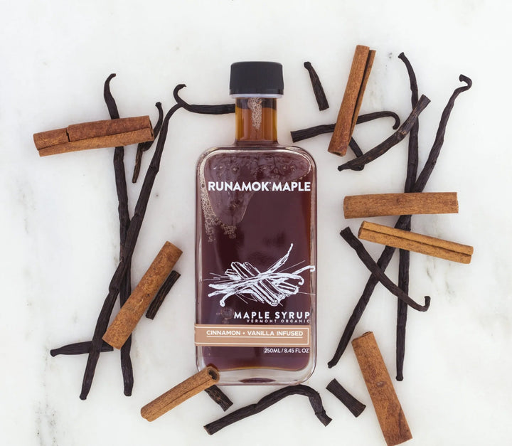 Runamok Organic Cinnamon Vanilla Infused Maple Syrup, 250ml