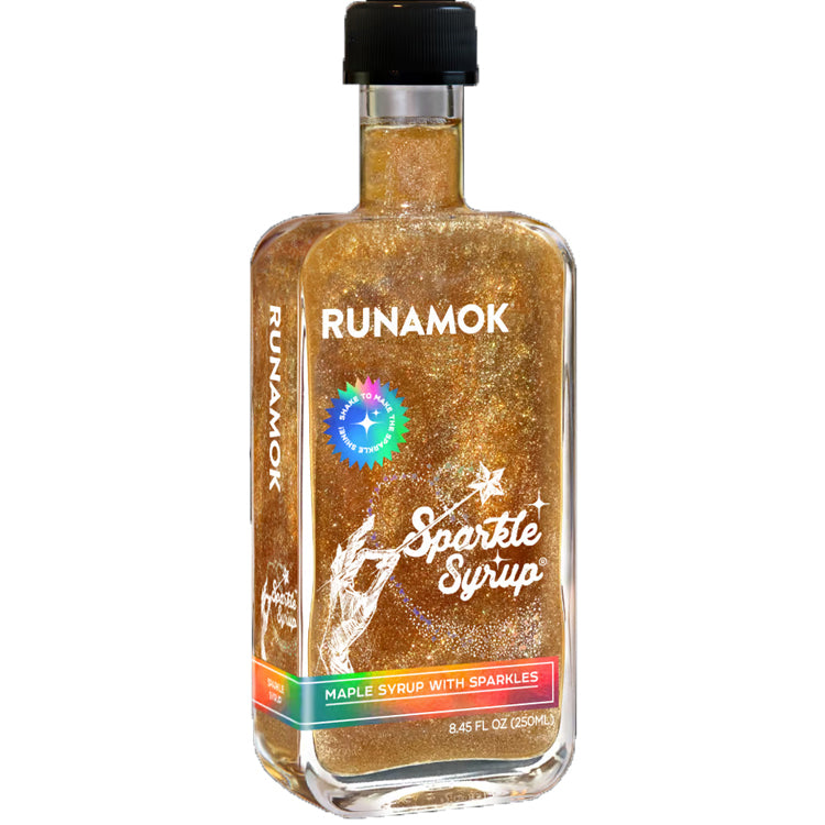 runamok maple syrup with sparkles jar