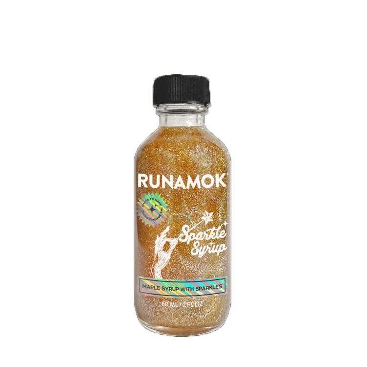 mini runamok sparkle syrup jar