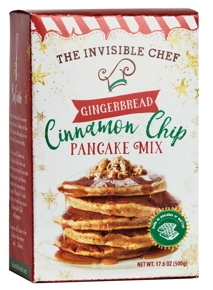 Gingerbread Cinnamon Chip Pancake & Waffle Mix, 17.6oz box