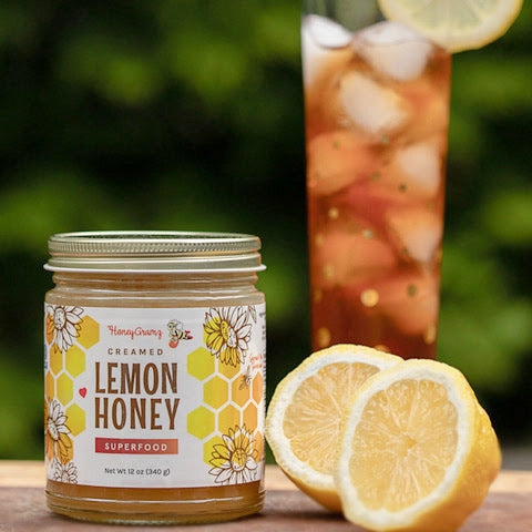 HoneyGramz Lemon Creamed Honey 6oz jar – Simpson & Vail