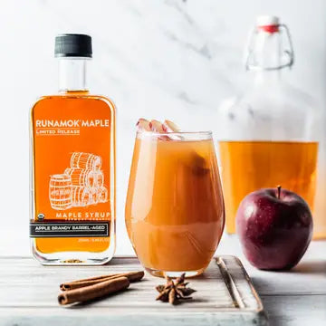 Runamok Organic Apple Brandy Barrel-Aged Maple Syrup, 250ml