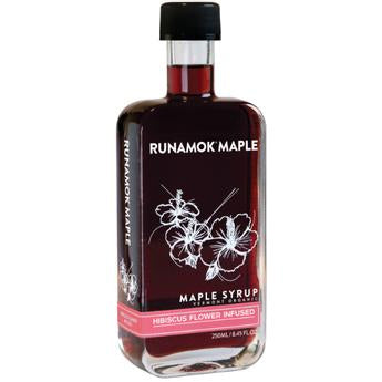 Runamok Organic Hibiscus Flower Infused Maple Syrup, 250ml