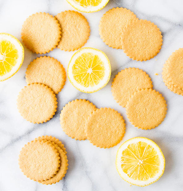 Meyer Lemon Moravian Cookies, 9oz box