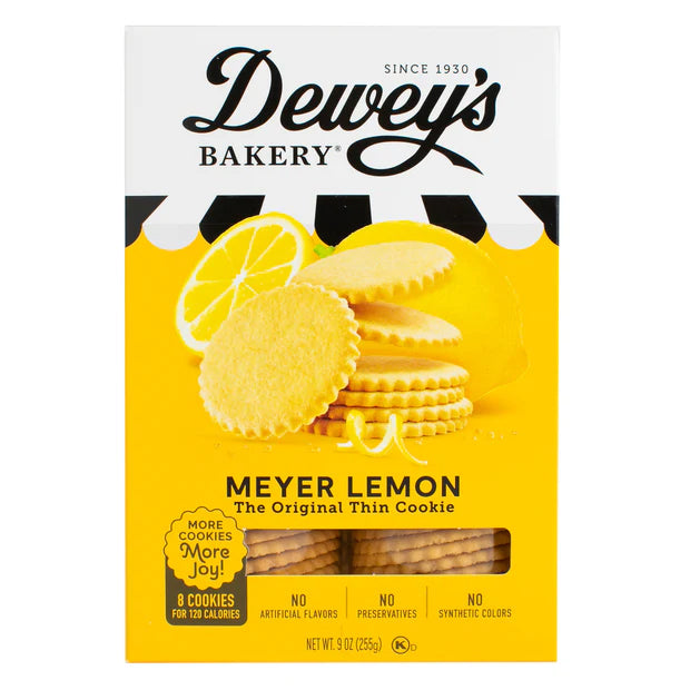 Meyer Lemon Moravian Cookies, 9oz box