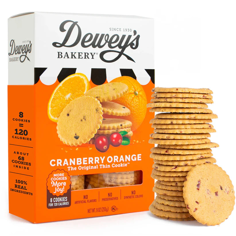 Orange Cranberry Moravian Cookies, 9oz box