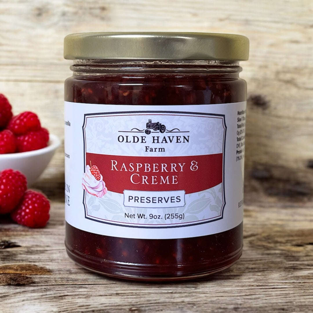 Olde Haven Farm Raspberry Creme Preserves