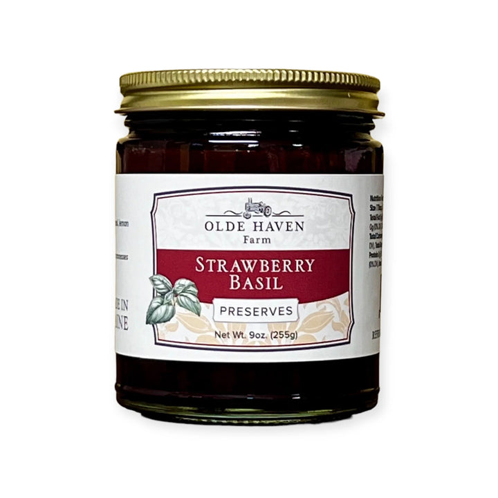 Olde Haven Farm Strawberry Basil Preserves