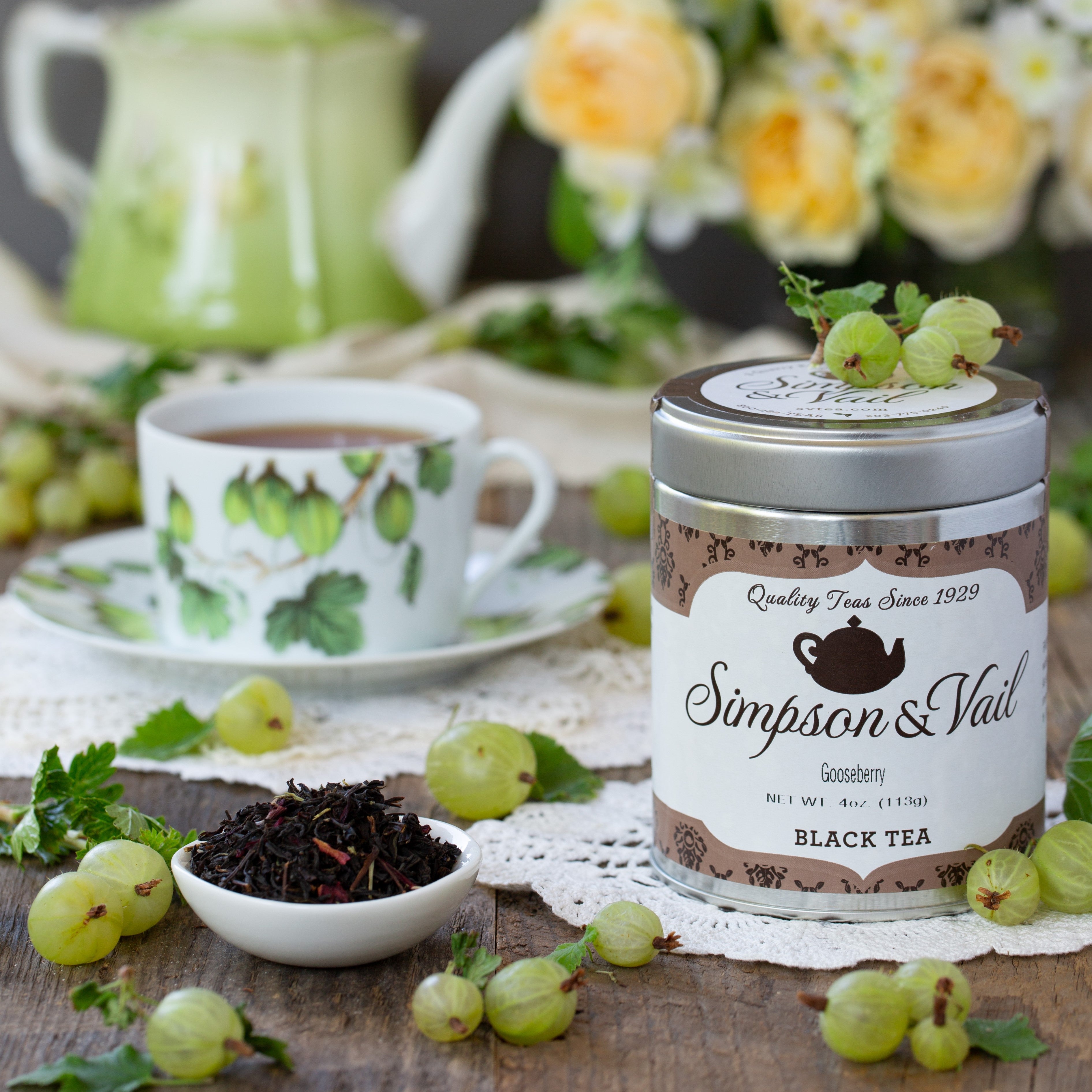 Gooseberry Black Tea – Simpson & Vail