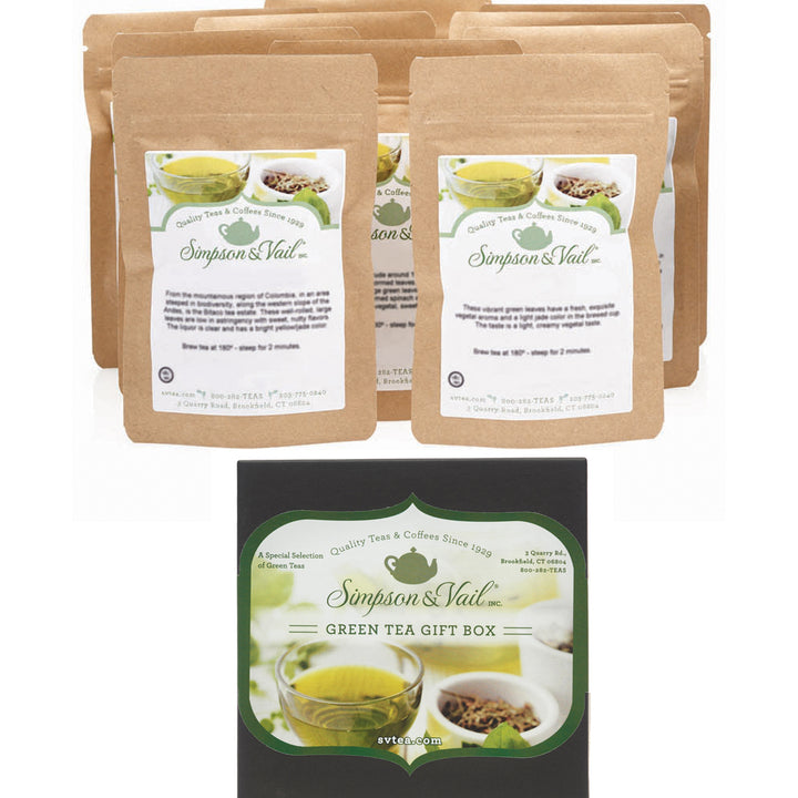 Green Teas Sampler Gift Set - 10 packages