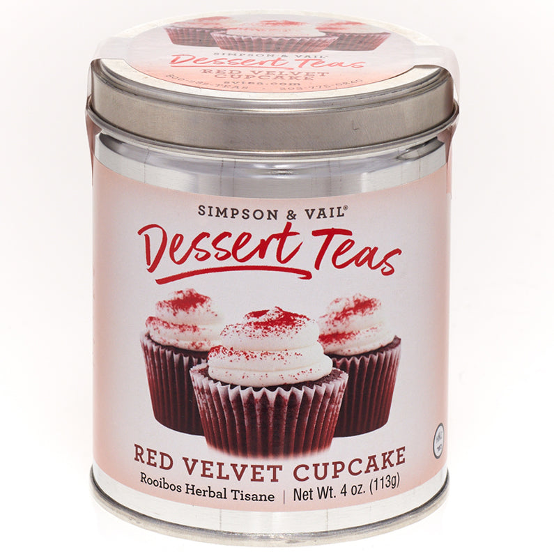 Red Velvet Cupcake Rooibos Tea Tin