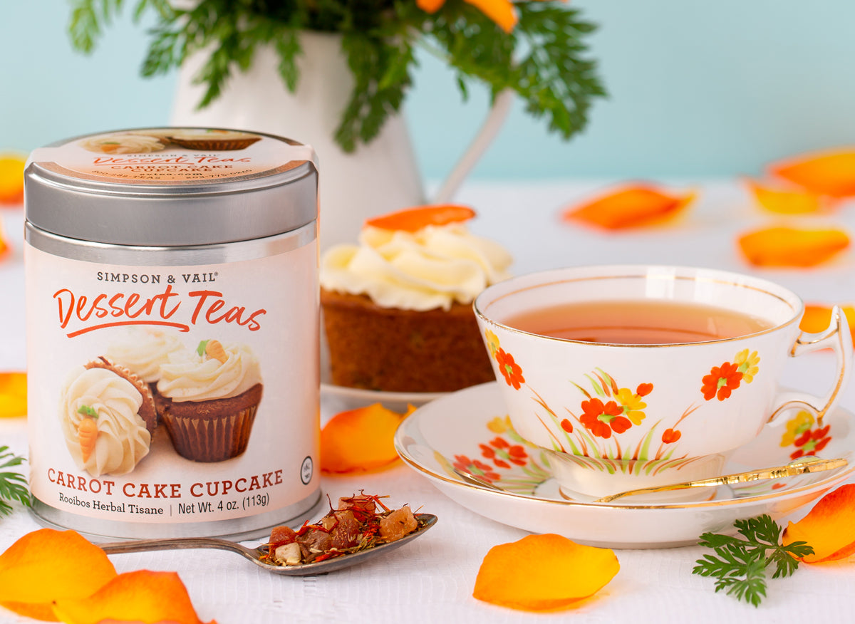 Carrot Cake Cupcake Rooibos Herbal Tisane – Simpson & Vail
