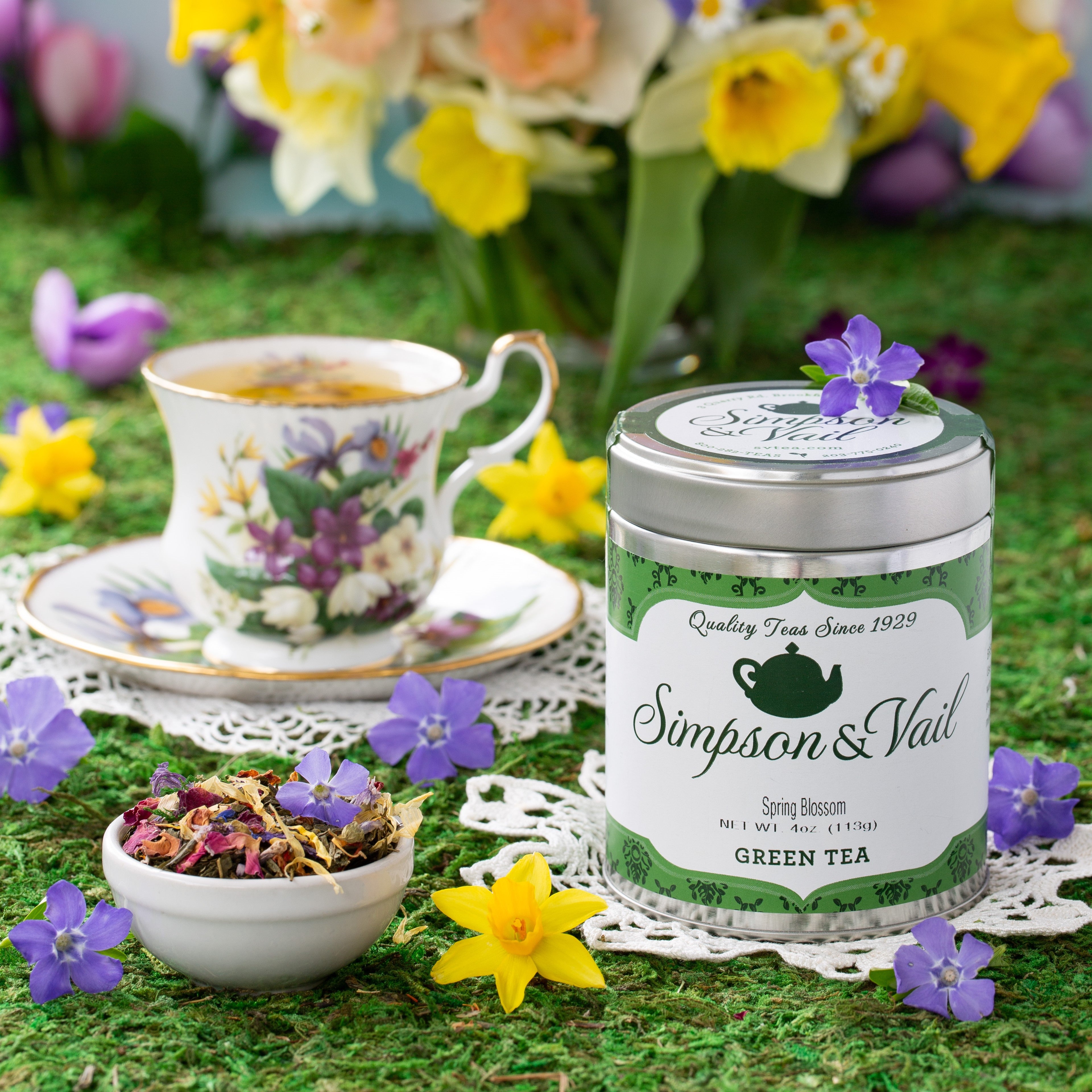 Spring Blossom Green Tea – Simpson & Vail