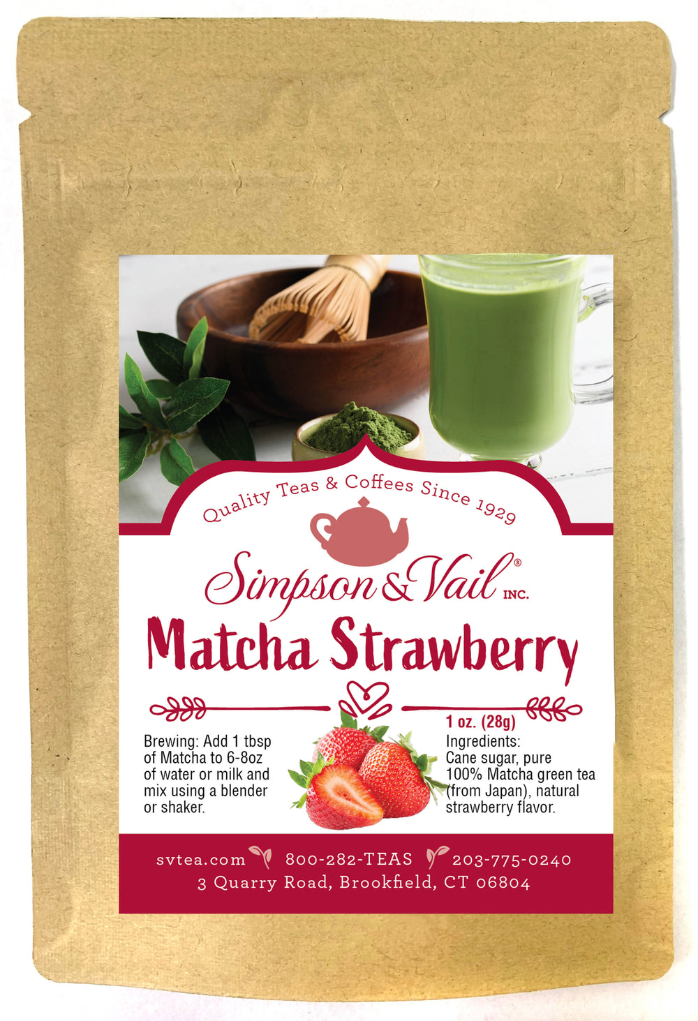 Strawberry Matcha Packet