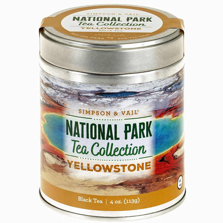 yellowstone national park tea tin