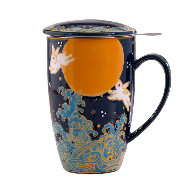 Moon Bunny Infuser Mug