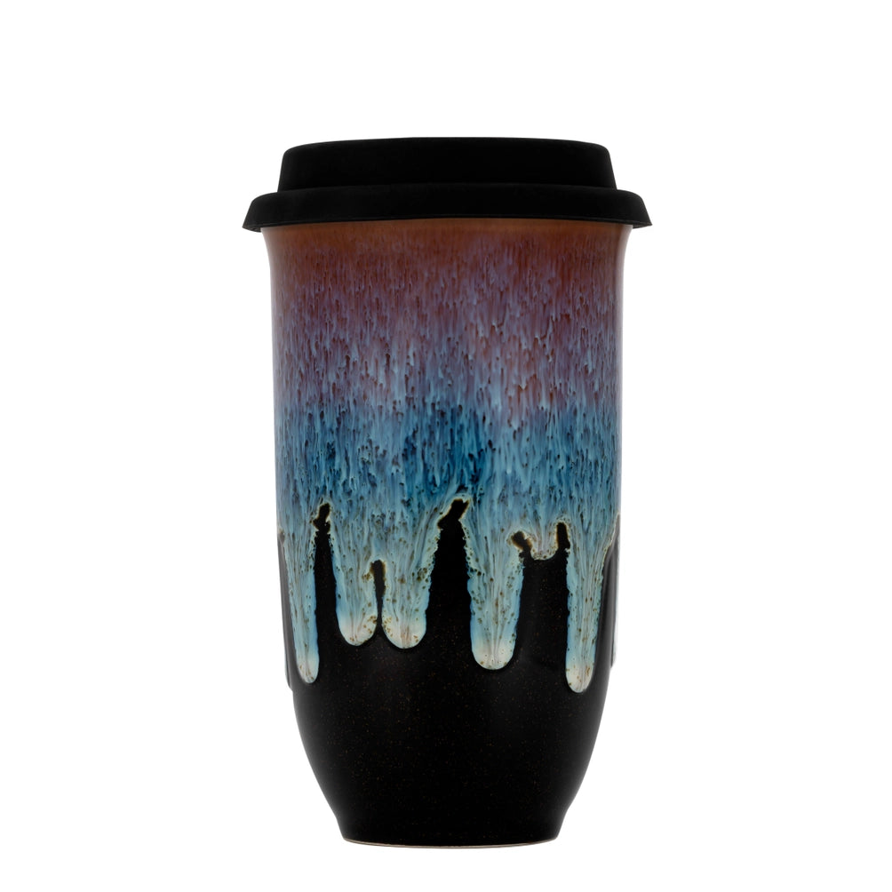 Ceramic Travel Mug - 16oz with lid and sleeve