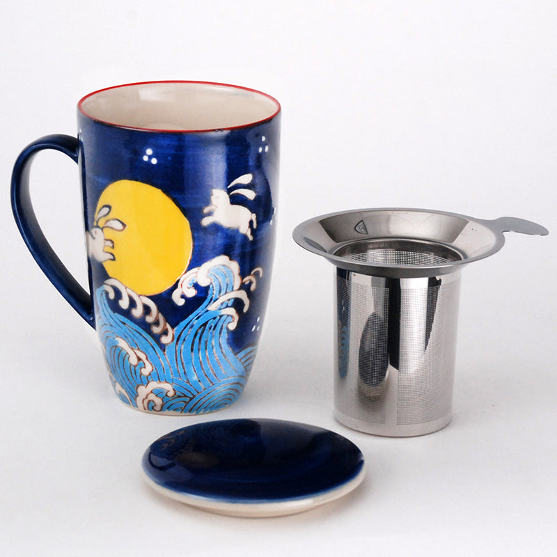 Moon Bunny Infuser Mug