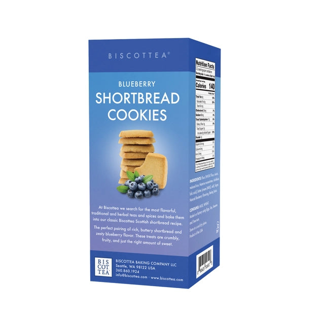 Biscottea, Blueberry Shortbread, 5.6 oz box