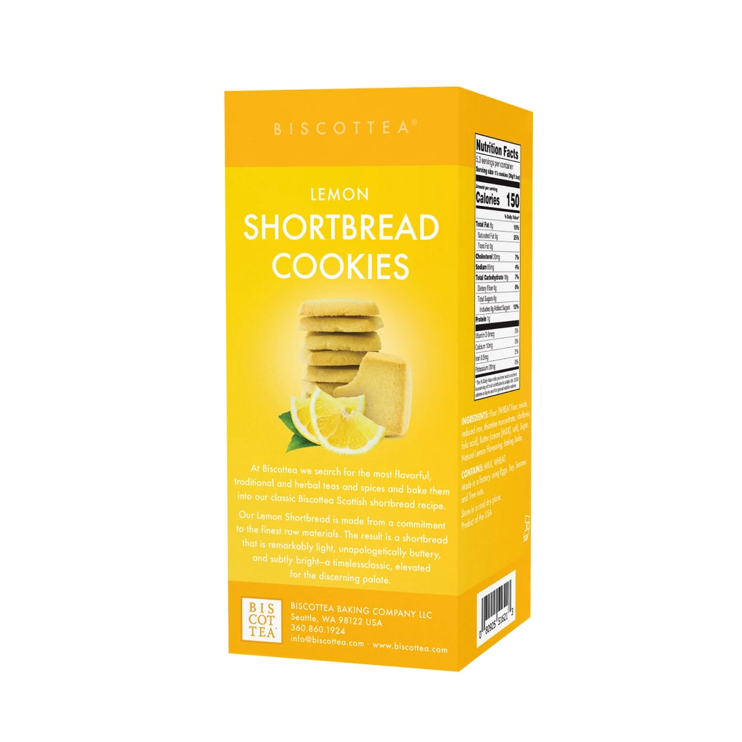 Biscottea, Lemon Shortbread, 5.6 oz box