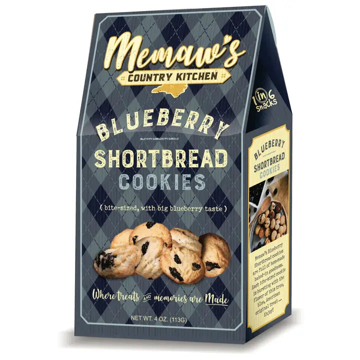 Memaw's Blueberry Shortbread cookies, 4 oz