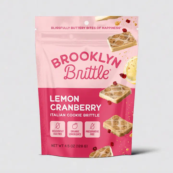 Lemon Cranberry - Italian Cookie Brittle
