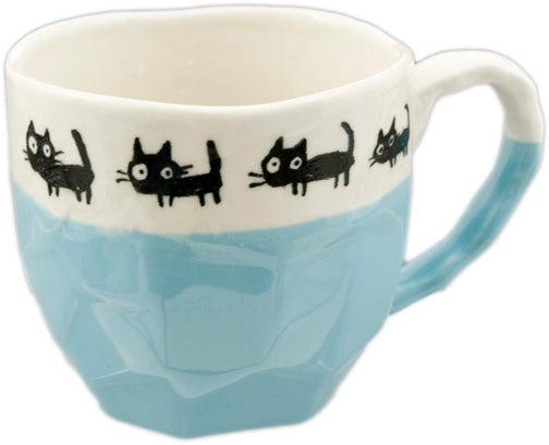 Japanese Blue Kitten Mug