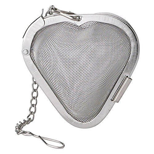 Heart mesh tea infuser