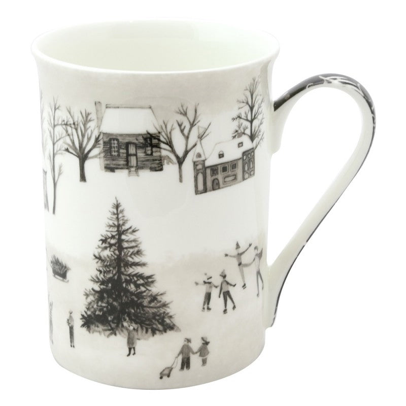 Wonderland Christmas Mugs, Bone China