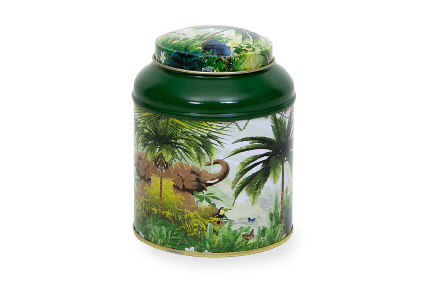 Rainforest Round Tea Tin