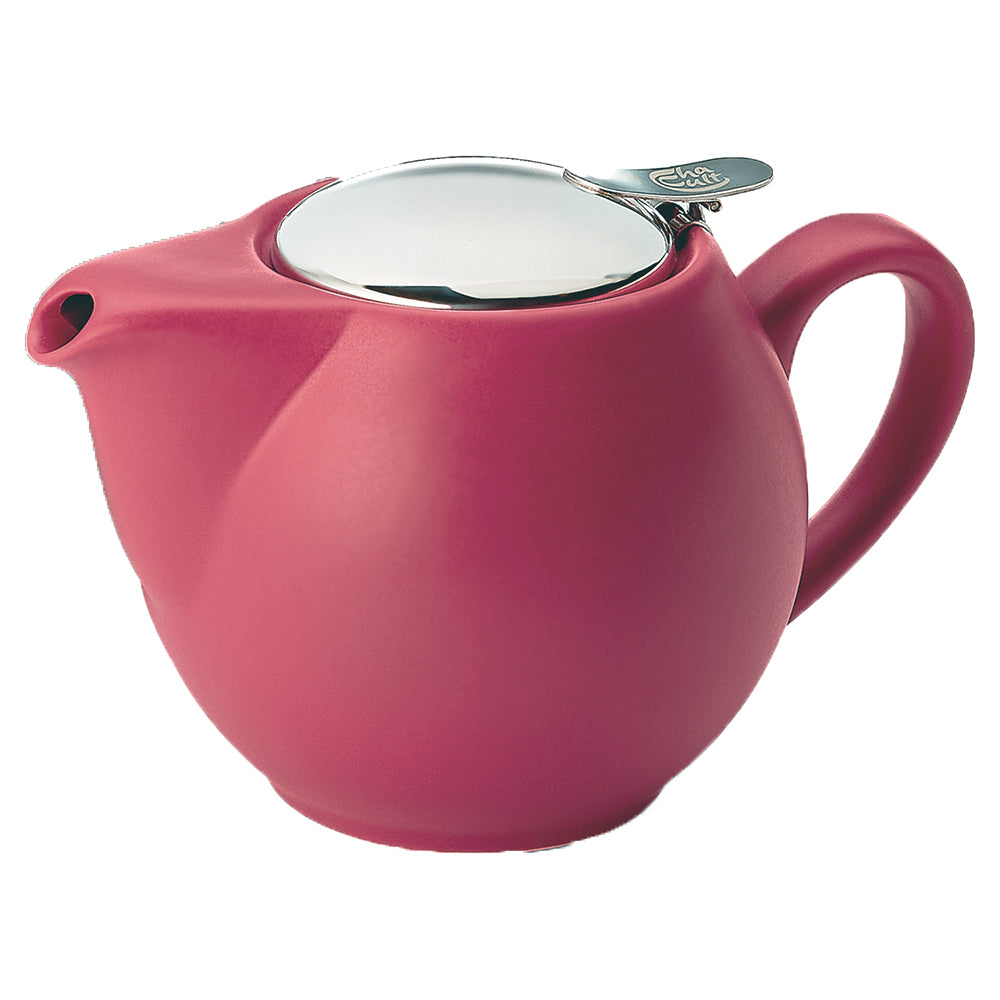 Matte Berry Red Teapot, 17oz
