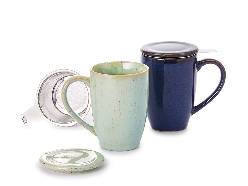 Ceramic Tea Infuser Mugs